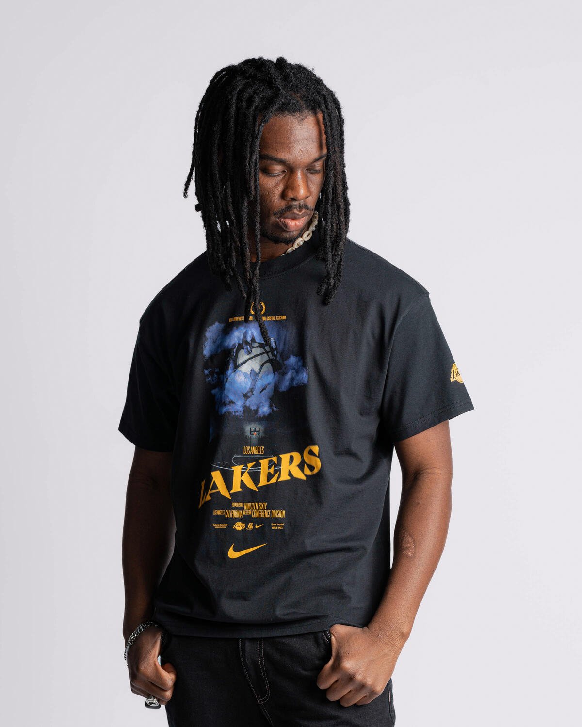 Nike Los Angeles Lakers Courtside Tee | HJ2685-010 | AFEW STORE Nike Los Angeles Lakers Courtside Tee | HJ2685-010 | AFEW STORE